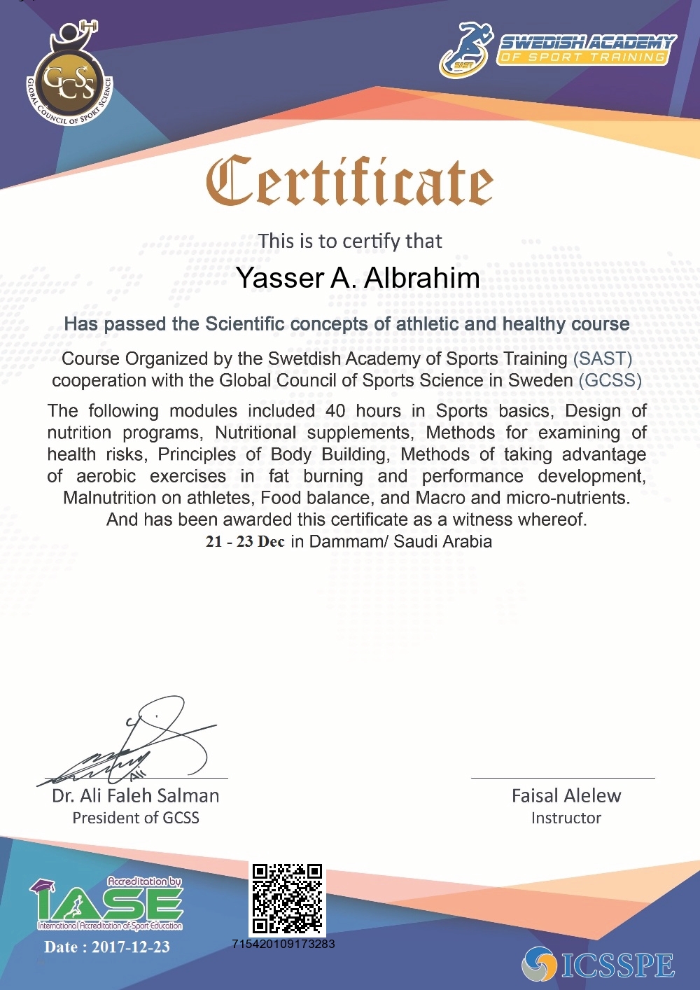 Yasser A. Albrahim